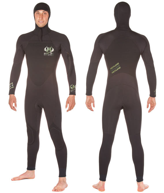 Mens UHC 5/4mm Hooded Wetsuit Ultra Hot Combo - MADE IN U.S.A. 2023