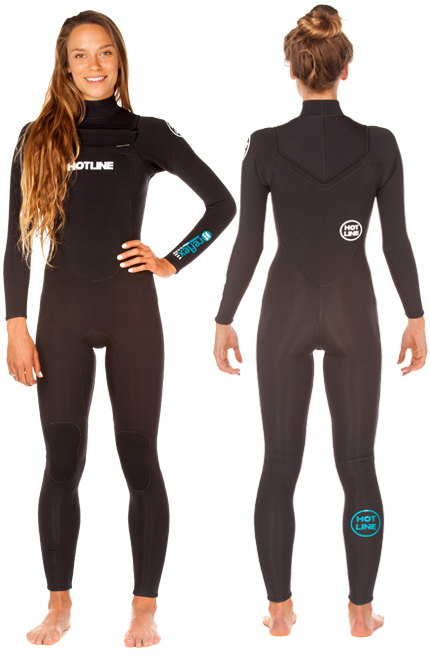 Womens Reflex 2.0  4/3mm Wetsuit - Black -SOLD OUT