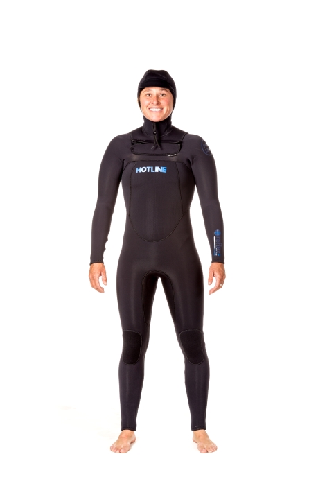 Womens  Reflex 2.0  5/4mm Hooded Wetsuit  - Royal Blue