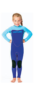 Toddler 5/3m Back Zip Wetsuit with Ankle Zippers -  Glacier / Royal