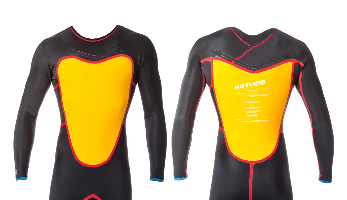 Hotline Wetsuits | Mens Reflex 2.0 3mm Wetsuit - Black / Marina Blue