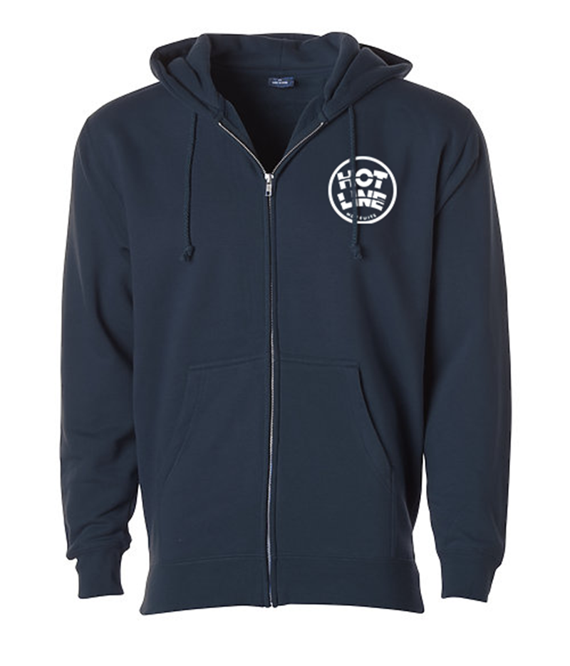 ★送料・関税込★BLUR 1.0★CIRCLE LOGO HOOD ZIP-UP★ Hotline Wetsuits - Hotline Zip Circle Logo Hoodie
