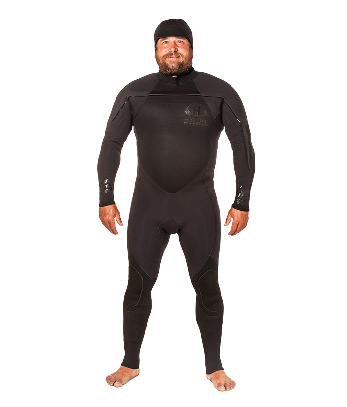 Mens UHC 5/4mm Hooded Wetsuit Ultra Hot Combo